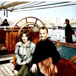Фотография "С женой Ларисой на Голандском паруснике "Амстердам""