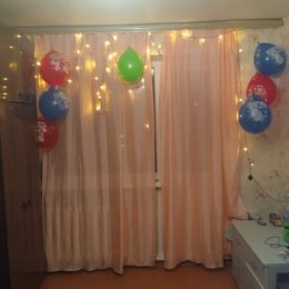 Фотография "Украсил комнату на День Рождения Любимым!!!"