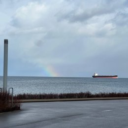Фотография "Море, радуга, корабль! "