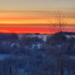 Фотография "Закат 10.01.
.24 г.  Нововязники"