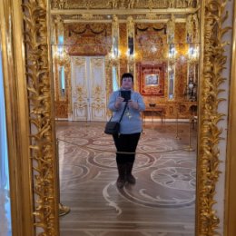 Фотография "В янтарной комнате Екатерининского дворца"