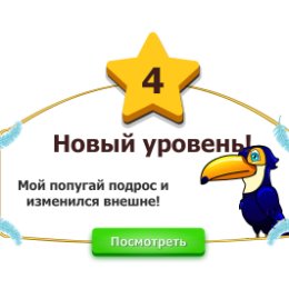 Фотография "Мой попугая подрос и изменился внешне. http://www.ok.ru/game/1142001664"