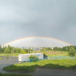 Фотография "После дождя две радуги"