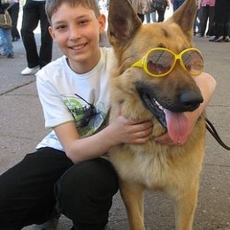 Фотография "Ильдар. 2010 год на выставке собак"