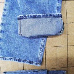 Фотография "Подшивка джинсы с сохранением фабричной варки"