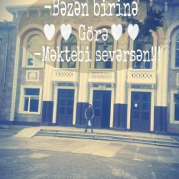 Фотография "Bezen birine 
♥♥gore♥♥
Mektebi seversen"