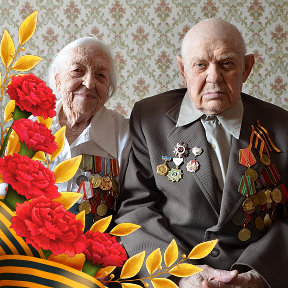 Фотография "Мои родители. Светлая им память...Участники ВОВ 6 Воздушная армия 1 Белорусский фронт Победу встретили в Польше."