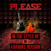 Please (In the Style of U2) [Karaoke Version] - Single