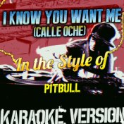 I Know You Want Me (Calle Oche) [In the Style of Pitbull] [Karaoke Version] - Single