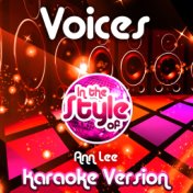 Voices (In the Style of Ann Lee) [Karaoke Version] - Single