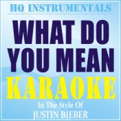 What Do You Mean? (Instrumental / Karaoke Version) [In the Style of Justin Bieber]