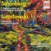 Arnold Schönberg: 5 Orchestral Pieces / Variations for Orchestra / Witold Lutoslawski: Funeral Music / Livre pour orchestre (Ber...