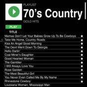 70's Country Gold Hits