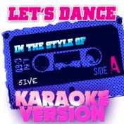 Let's Dance (In the Style of 5ive) [Karaoke Version] - Single