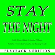 Stay the Night (In the Style of Zedd & Hayley Williams) (Karaoke Version)