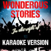 Wonderous Stories (In the Style of Yes) [Karaoke Version] - Single