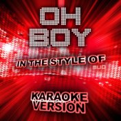 Oh Boy (In the Style of Mud) [Karaoke Version] - Single