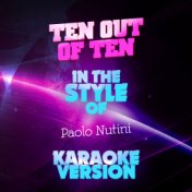 Ten out of Ten (In the Style of Paolo Nutini) [Karaoke Version] - Single