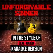 Unforgivable Sinner (In the Style of Lene Marlin) [Karaoke Version] - Single