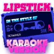 Lipstick (In the Style of Jedward) [Karaoke Version] - Single