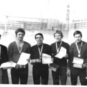 Фотография "кубок наш!!! сборная котельной и мехцеха. мы порвали всех. год 1980"