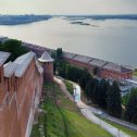 Фотография "Вид со стены Нижегородского Кремля на Волгу."