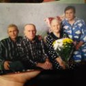 Фотография "Папа, дедуля, бабуля и крестная"