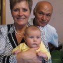 Фотография "Я, Муж Олег и внучка Настя 2009 год"