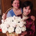 Фотография "День рождения доченьки Олечки!!! Шикарный букет белых роз!!!"