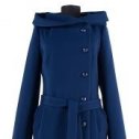 Фотография "Пальто женское демисезонное (пояс) .синий. р.44.46"