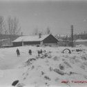 Фотография "Кемерово. 1969 год. Вид с Красной улицы на крытый рынок. Из фотоархива Толкуновых."