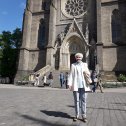 Фотография "Прага. 12 апреля 2024. Пл. Мира. У храма Св. Людмилы."