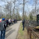 Фотография "При поддержке Комитета общественных связей и молодёжной политики города Москвы провели общегородскую мемориально-патриотическую акцию, посвященную Дню Победы, на Люблинском кладбище Москвы у памятника Героя Советского Союза, полковника Василькова Ивана Васильевича."