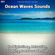 #01 Ocean Waves Sounds for Night Sleep, Relaxation, Studying, to Release Tension