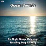 #01 Ocean Sounds for Night Sleep, Relaxing, Reading, Dog Barking