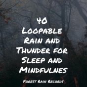 40 Loopable Rain and Thunder for Sleep and Mindfulness