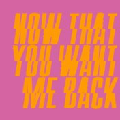 Now That You Want Me Back