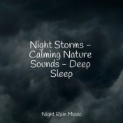 Night Storms - Calming Nature Sounds - Deep Sleep