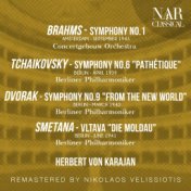 BRAHMS: SYMPHONY No.1 - TCHAIKOVSKY: SYMPHONY No.6 "PATHÉTIQUE" - DVORAK: SYMPHONY No.9 "FROM THE NEW WORLD" - SMETANA: VLTAVA "...