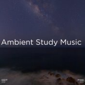 !!!" Ambient Study Music  "!!!