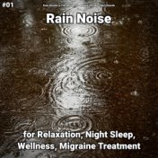 #01 Rain Noise for Relaxation, Night Sleep, Wellness, Migraine Treatment