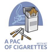 A pack of cigarettes