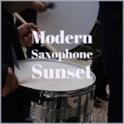 Modern Saxophone Sunset