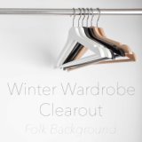 Winter Wardrobe Clearout Folk Background