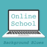 Online School Background Blues