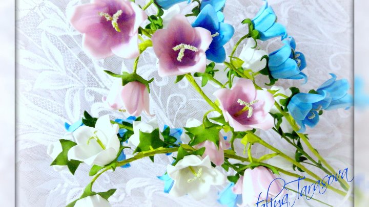 Мк цветов из фоамирана.От Наталии Тарасовой.