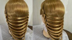 Причёска - Техника плетения - Мостик - Hairstyles by REM