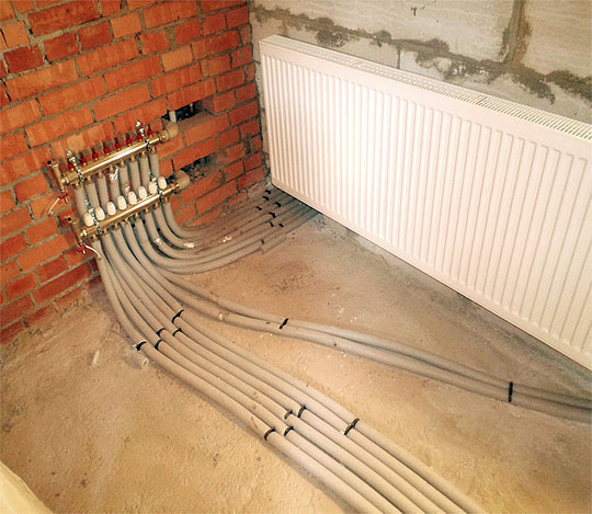 Лучевая система подключения радиаторов Лучевая система подключения радиаторов