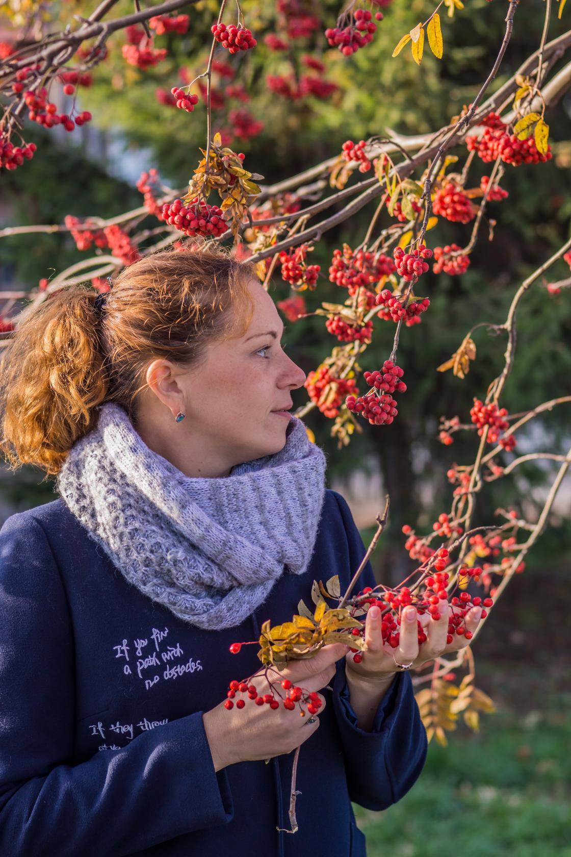 Идеи для фото с рябиной Идеи для фото с рябиной