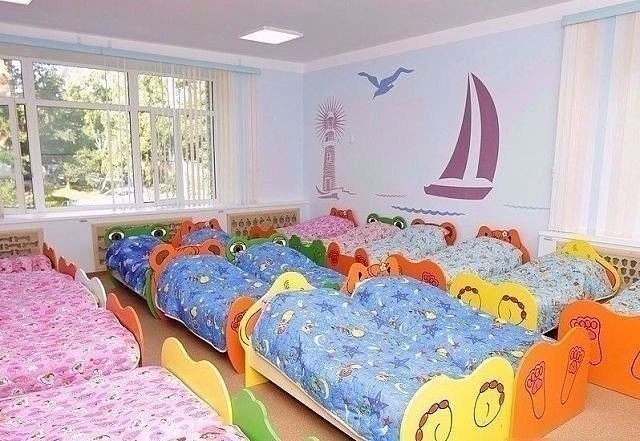 Оформление спального детском саду Оформление спального детском саду